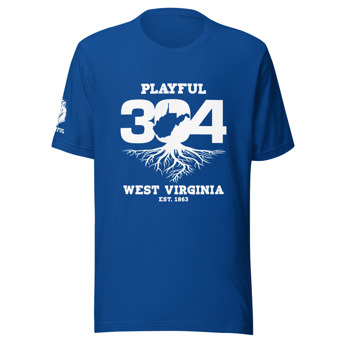 Playful WV - White (Unisex) T-Shirt