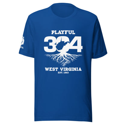 Playful WV - White (Unisex) T-Shirt