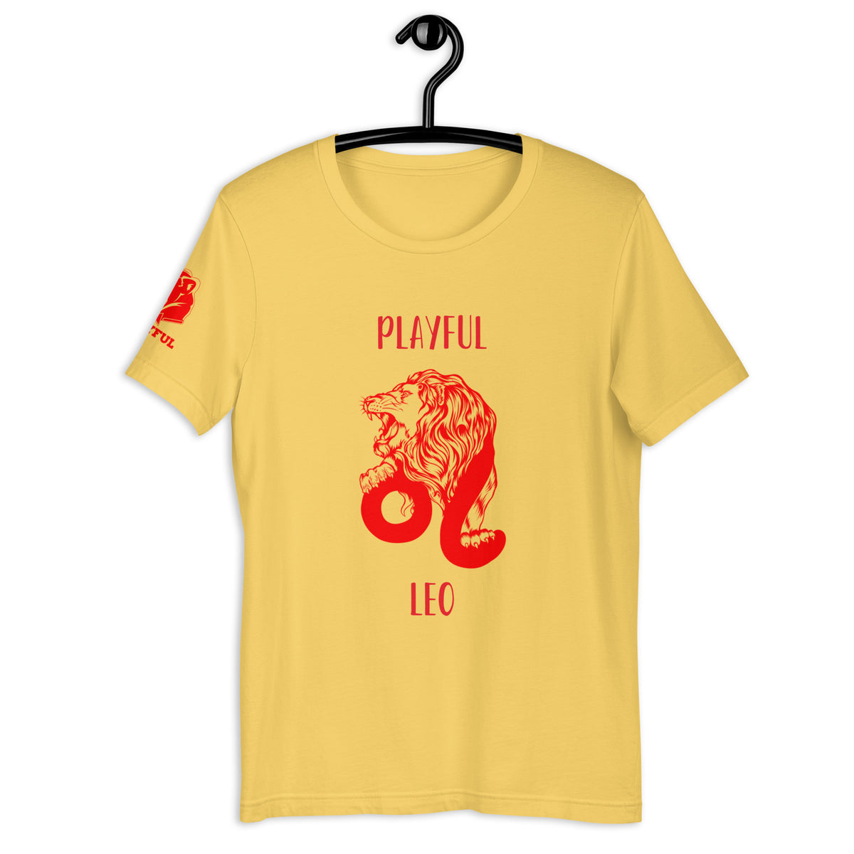 Playful Leo Red (Unisex) Tee