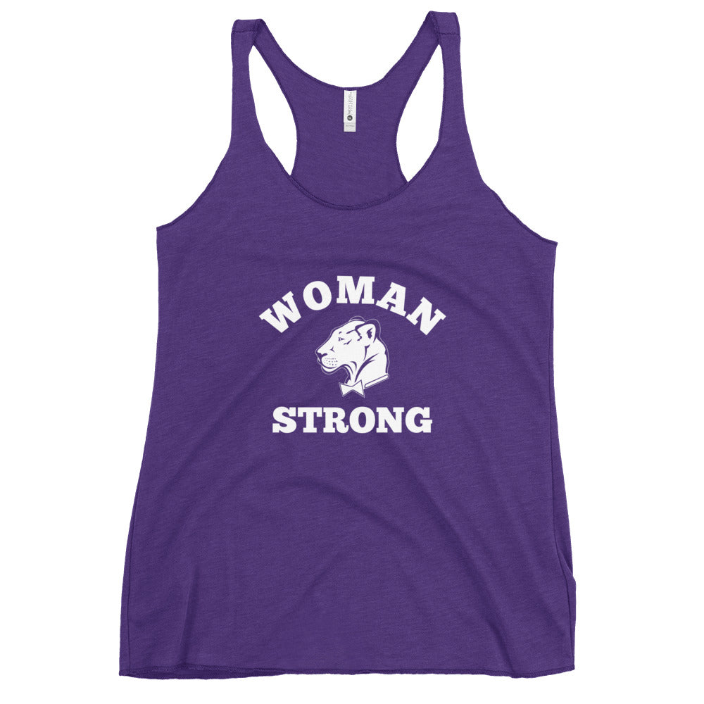 Playful Woman Strong Racerback Tank