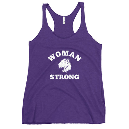 Playful Woman Strong Racerback Tank