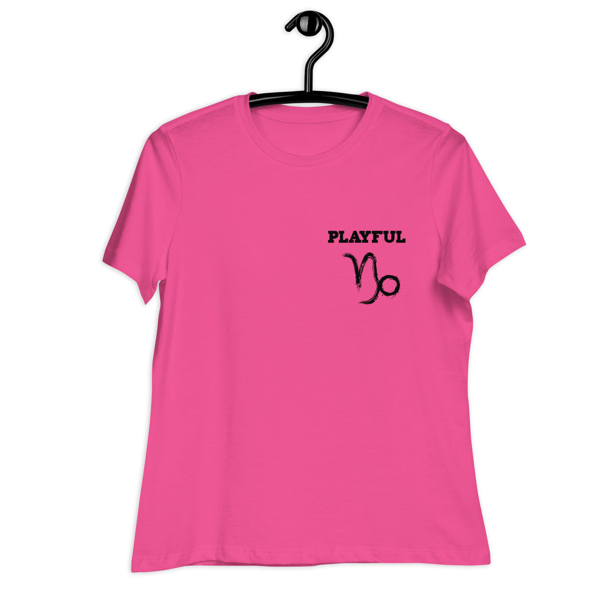 Playful Capricorn Ladies Relaxed T-Shirt