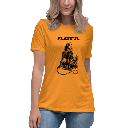Playful & Frisky Ladies Relaxed T-Shirt