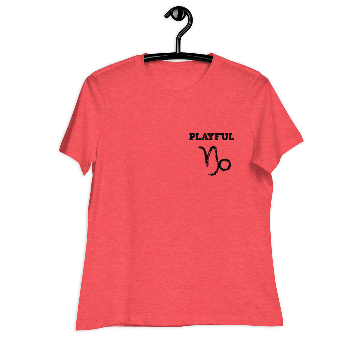 Playful Capricorn Ladies Relaxed T-Shirt