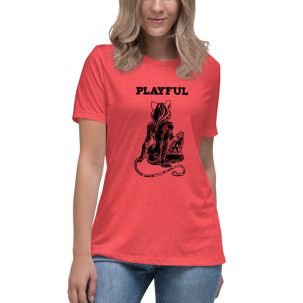 Playful & Frisky Ladies Relaxed T-Shirt