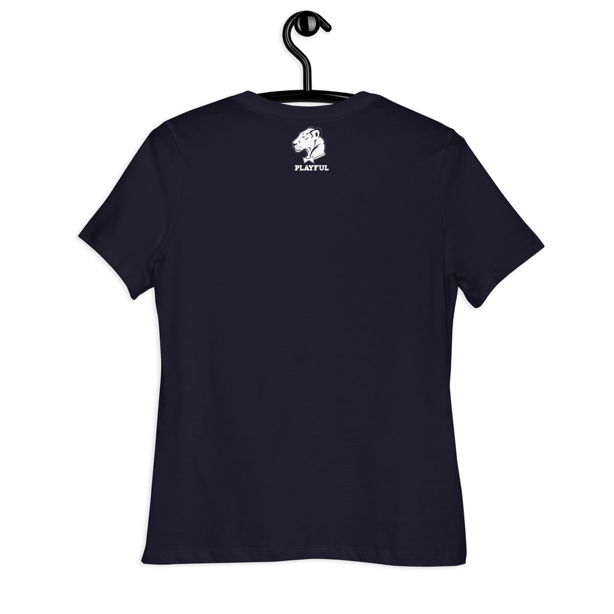 Playful Cougar (White) Ladies Relaxed T-Shirt