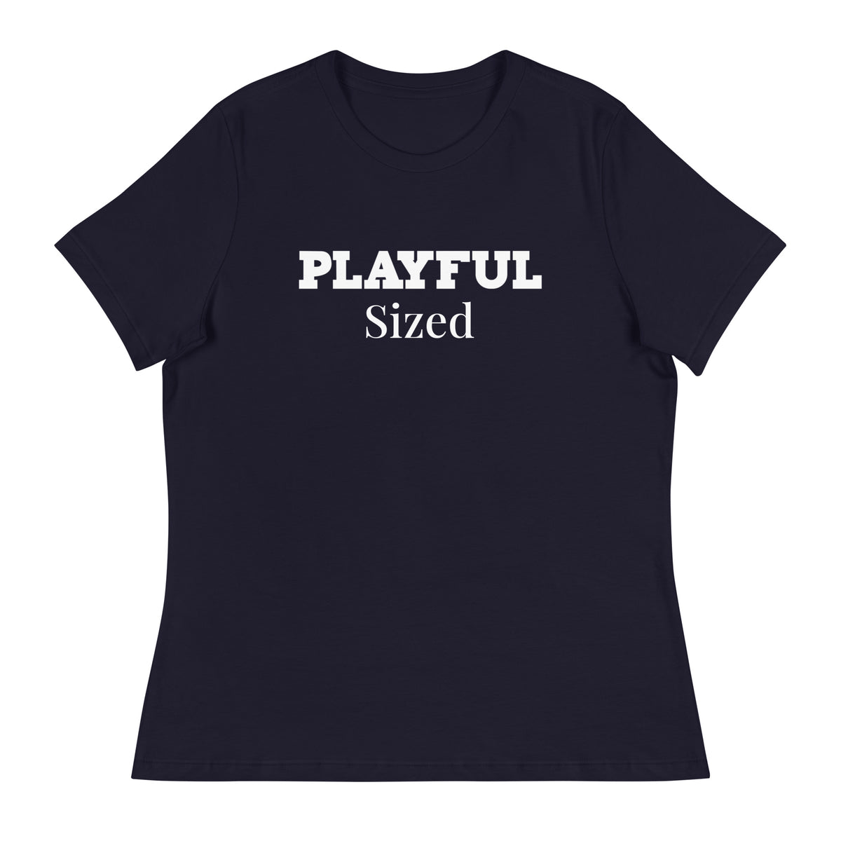 Playful Sized Ladies Relaxed T-Shirt