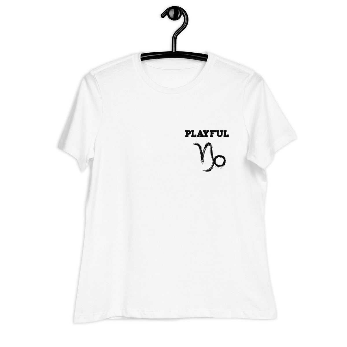 Playful Capricorn Ladies Relaxed T-Shirt