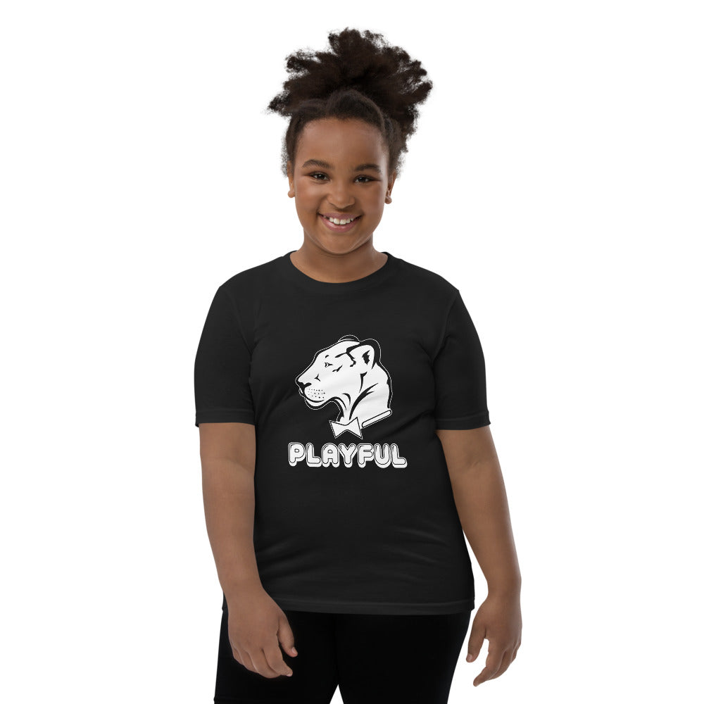 Playful Kids Bubble White Logo Short Sleeve Tee
