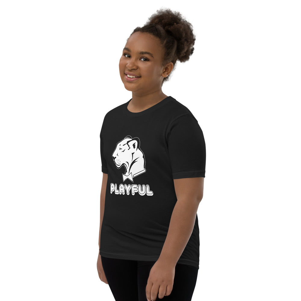 Playful Kids Bubble White Logo Short Sleeve Tee