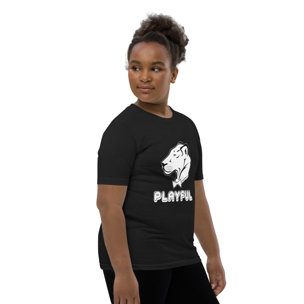 Playful Kids Bubble White Logo Short Sleeve Tee