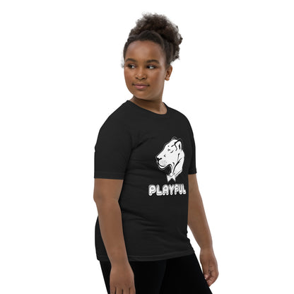 Playful Kids Bubble White Logo Short Sleeve Tee