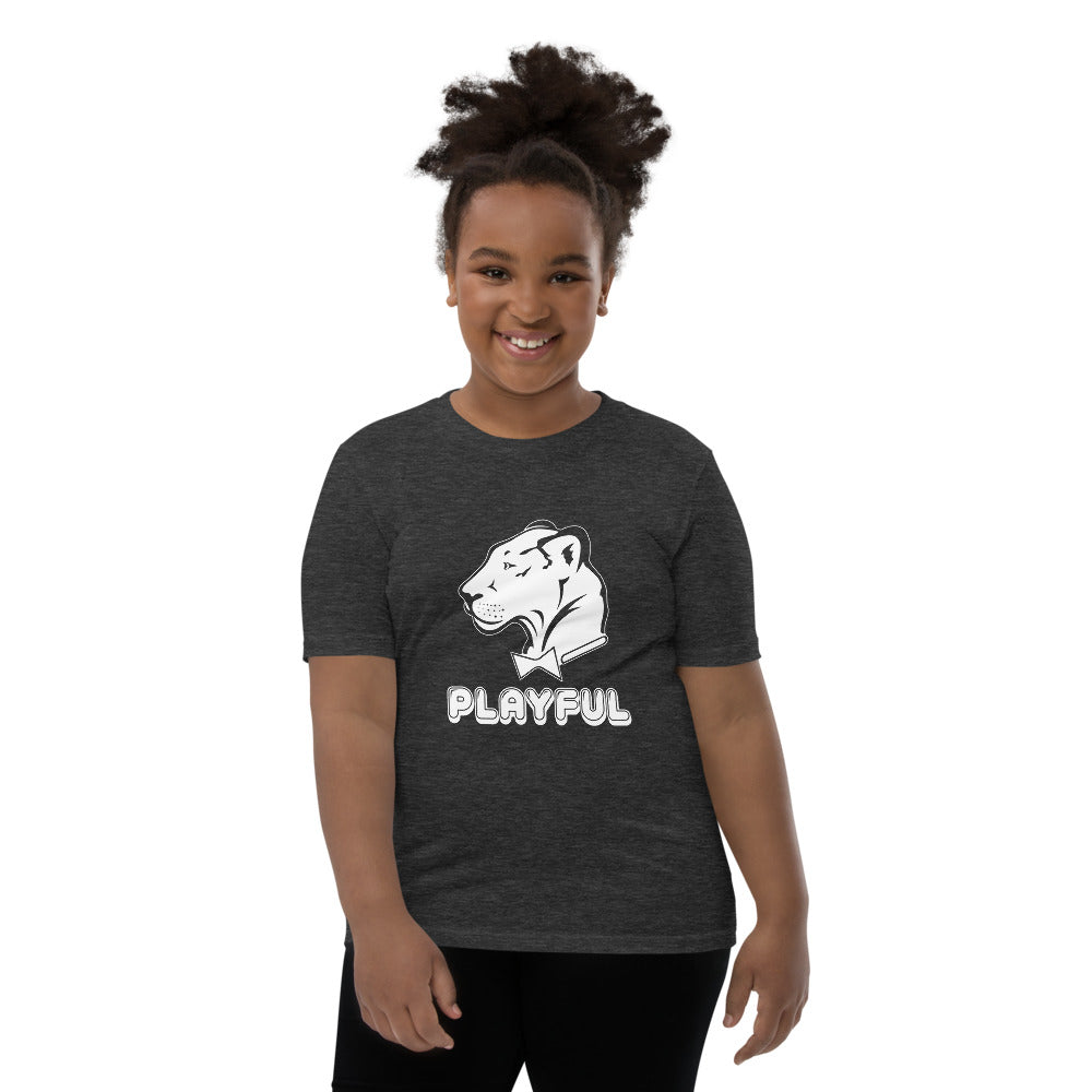 Playful Kids Bubble White Logo Short Sleeve Tee