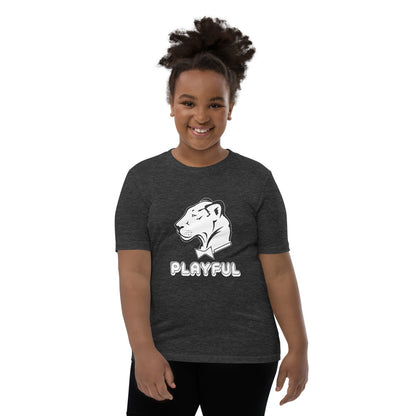 Playful Kids Bubble White Logo Short Sleeve Tee