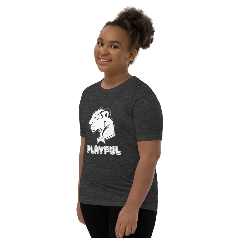 Playful Kids Bubble White Logo Short Sleeve Tee