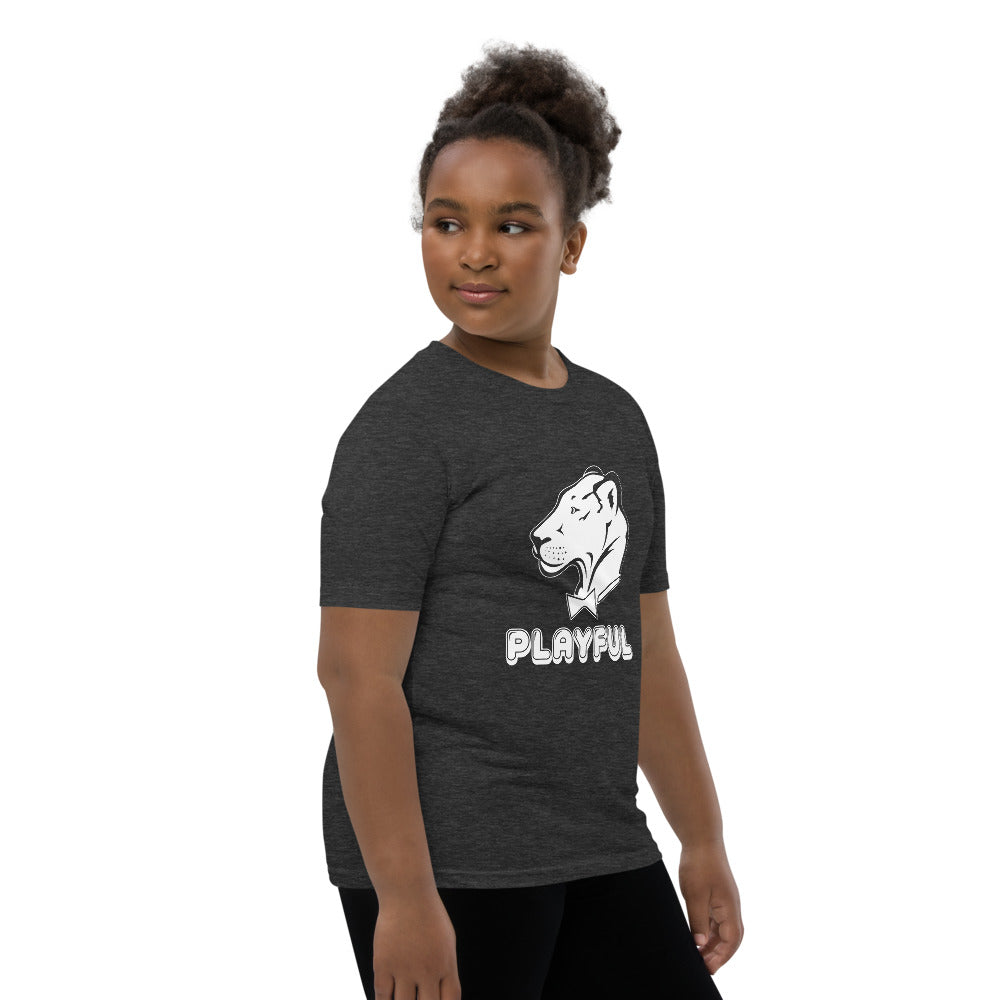 Playful Kids Bubble White Logo Short Sleeve Tee