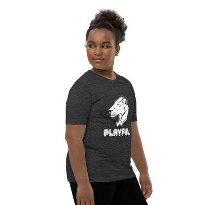 Playful Kids Bubble White Logo Short Sleeve Tee
