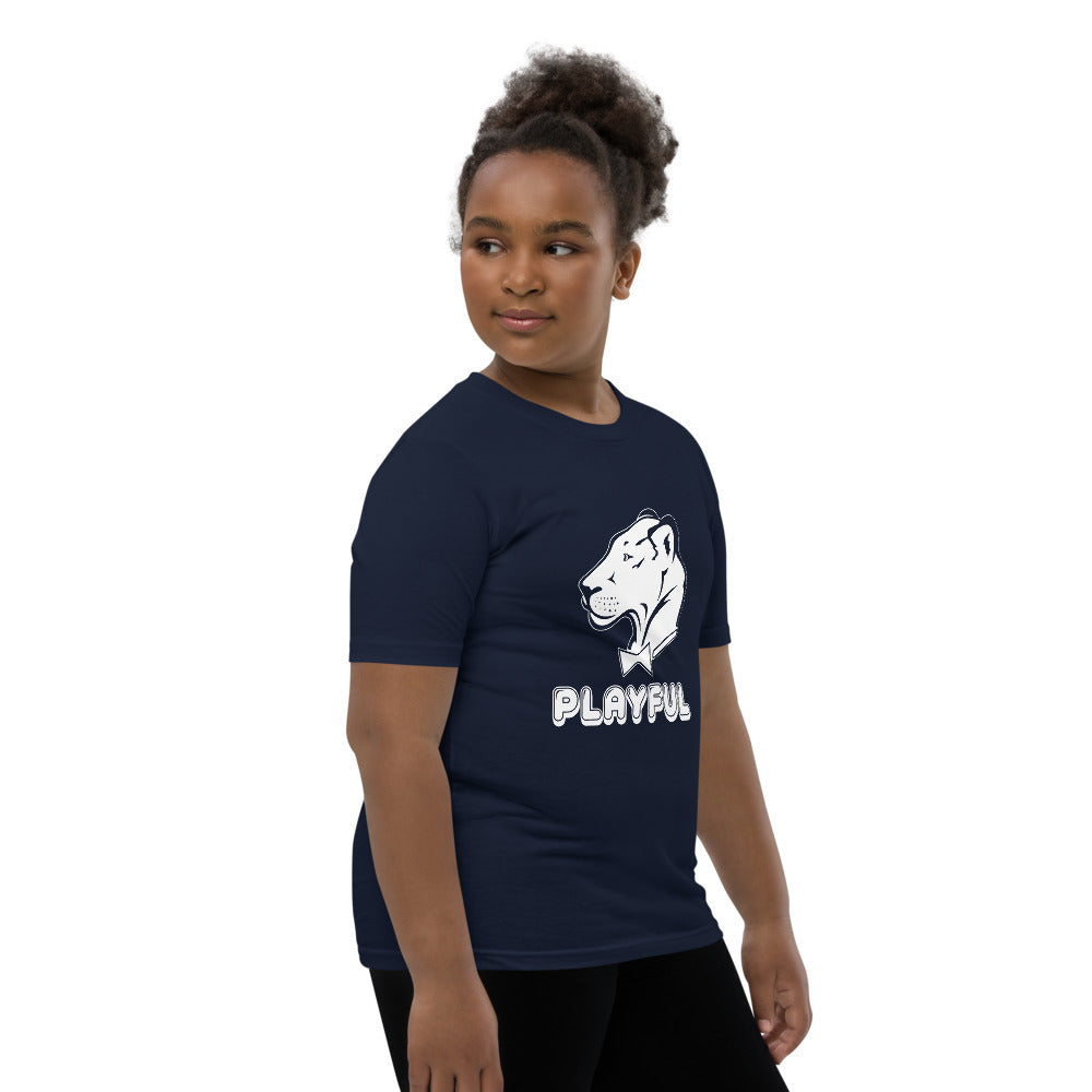 Playful Kids Bubble White Logo Short Sleeve Tee