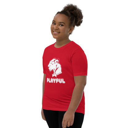 Playful Kids Bubble White Logo Short Sleeve Tee