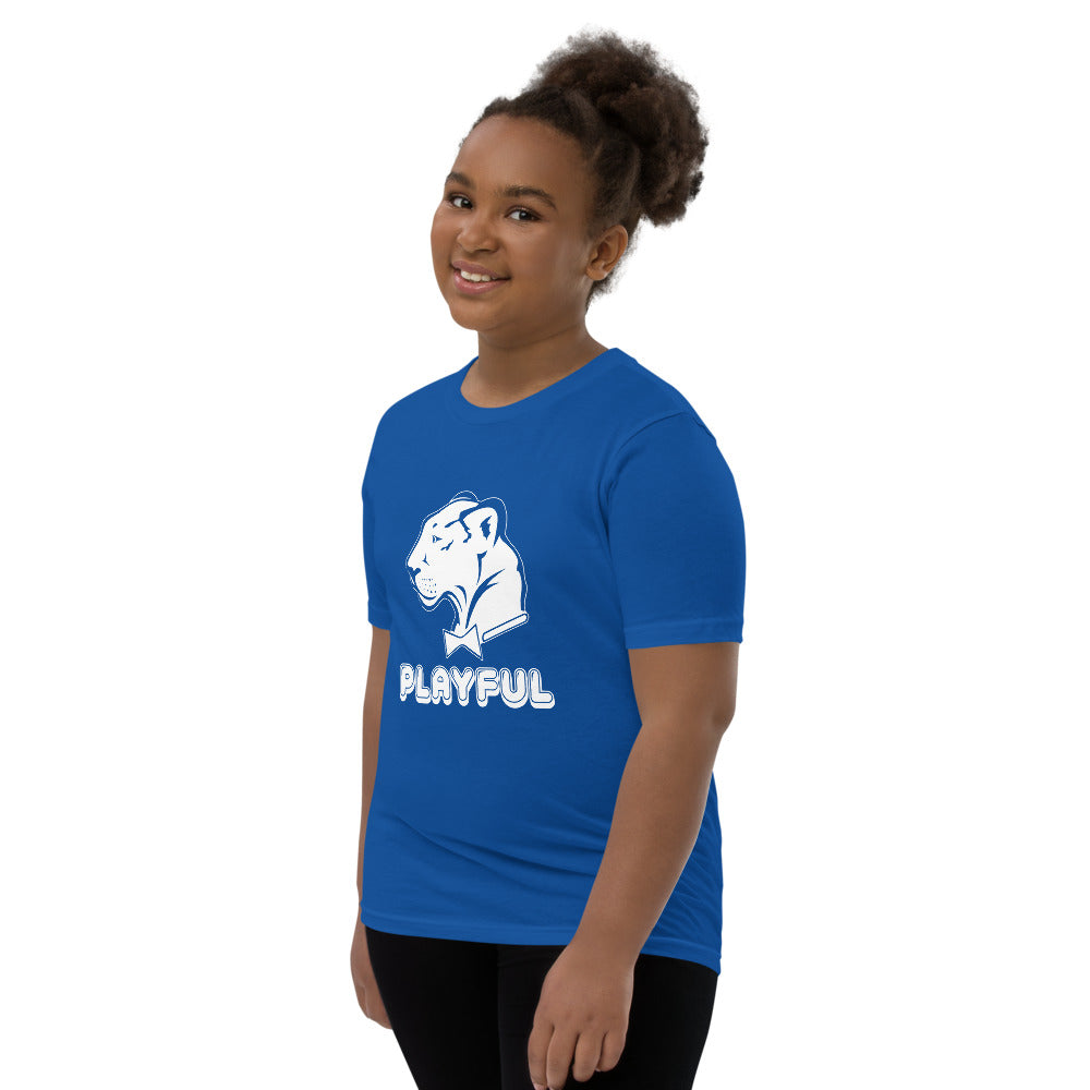 Playful Kids Bubble White Logo Short Sleeve Tee